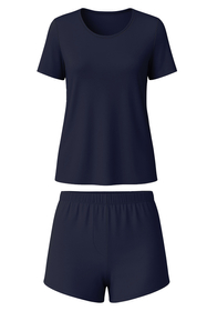 Vivisence Femmes Pyjama Viscose Coupe Ample Confort Respirant Pour La Nuit 2042,