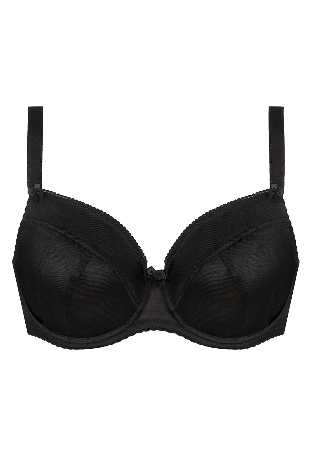 Vivisence Soft Bra Adjustable Straps Raises and Rounds the Breasts 1085, black