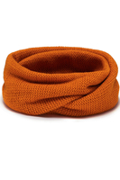 Vivisence Écharpe Tube Tricotée Femme Chaude Et Confortable Pour L’Hiver 7103, orange