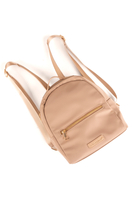 Vivisence Sac À Dos Femme Nylon Compartiments Multiples Poche Discrète, beige