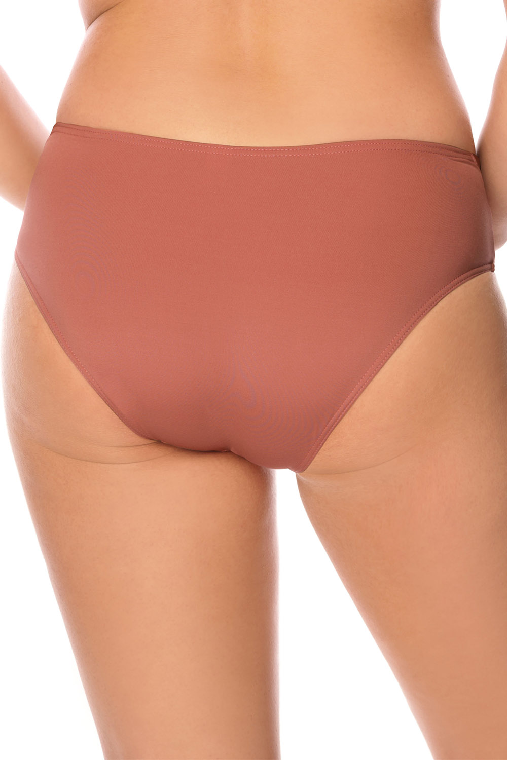 Vivisence Bikinislips Dame Bademode musterlos normaler Bund Setteil EU  3001, dunkelrosa