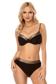 Vivisence classic bikini top padded push-up 3224, black