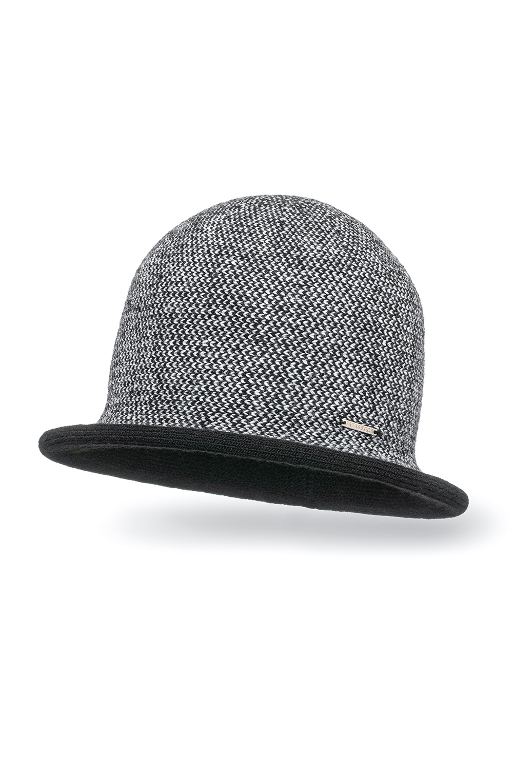 Vivisence Women's Winter Hat Classic Warm Yarn Everyday Look Gift Idea 7044, black houndstooth