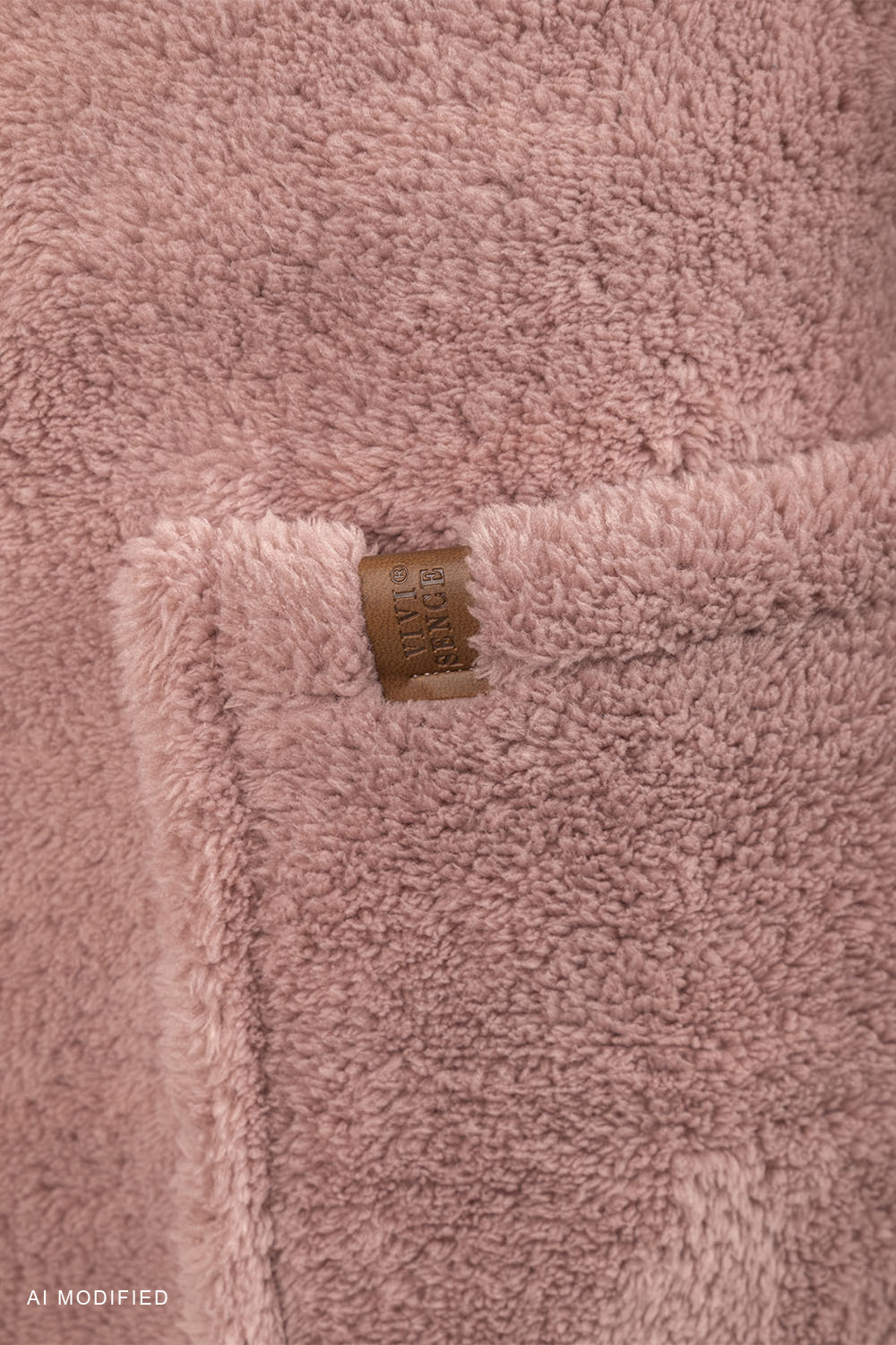 Vivisence Bathrobe Women Hooded Comfortable Everyday Cosy, pink