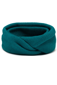 Vivisence Écharpe Tube Tricotée Femme Chaude Et Confortable Pour L’Hiver 7103, turquoise foncé