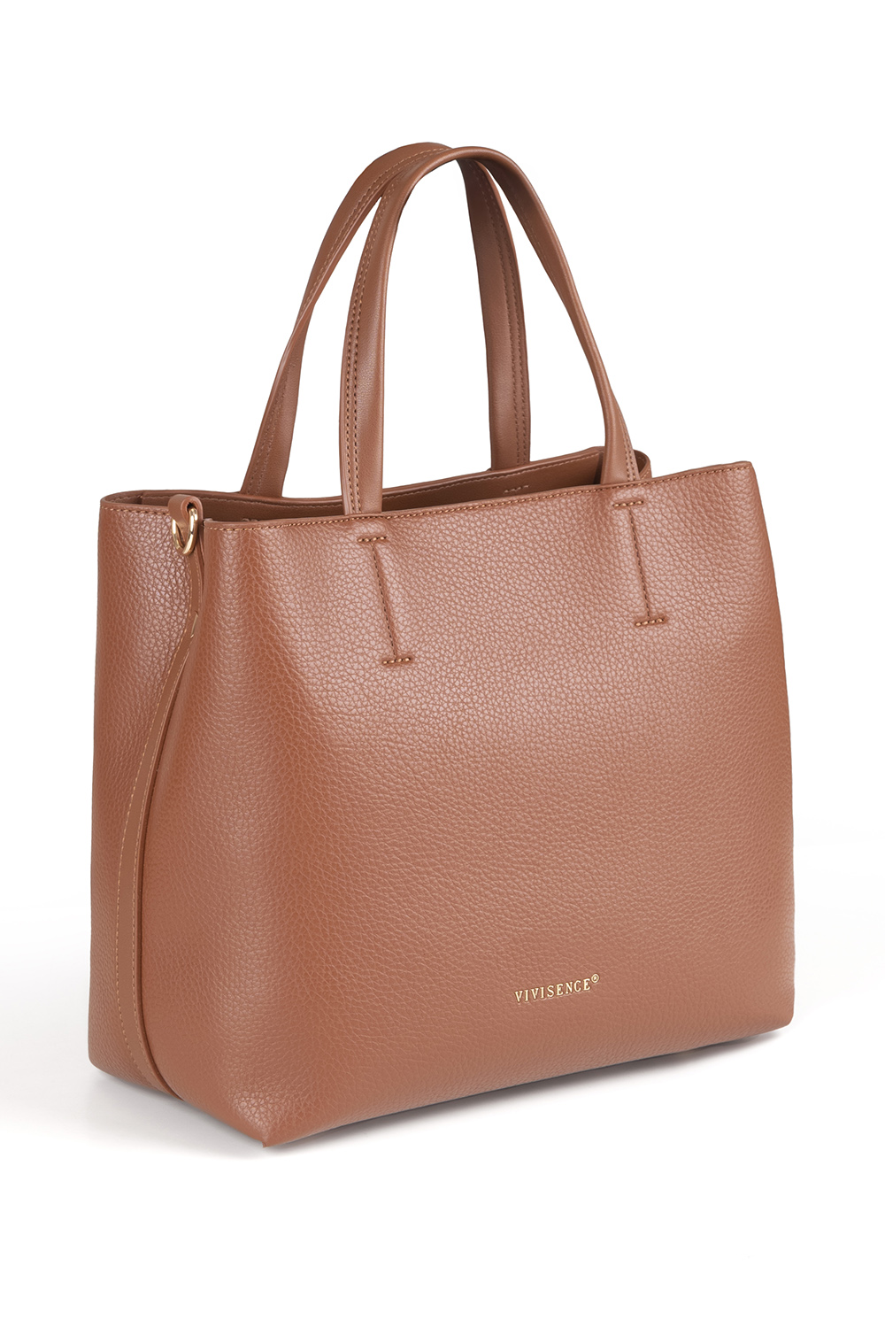 Vivisence Women's Handbag Adjustable Shoulder Strap Everyday Comfort, brown