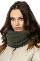 Vivisence Women's Winter Set Including Hat Scarf And Gloves With Perfect Fit Design Warm And Soft Woolen Yarn Insulated Lining Ideal For Cold Winter And Autumn Days, green melange