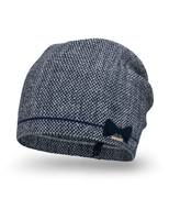 Vivisence Damen Mütze Winter Strickmütze Warme Wintermütze Wollzusatz Elegante 7003, dunkelblau