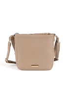 Vivisence Sac Bandoulière Sac a Main Femme Compacte Fonctionnelle, beige