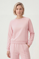 Vivisence Femme Sweat Col Rond Maille Douce Confort Toute La Journée, rose