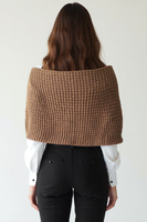 Vivisence Femme Poncho Maille Asymétrique Douceur Et Liberté De Mouvement, beige