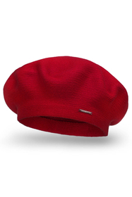 Vivisence Béret Femme Chaud Et Douillet Protection Contre Le Froid 7005, rouge