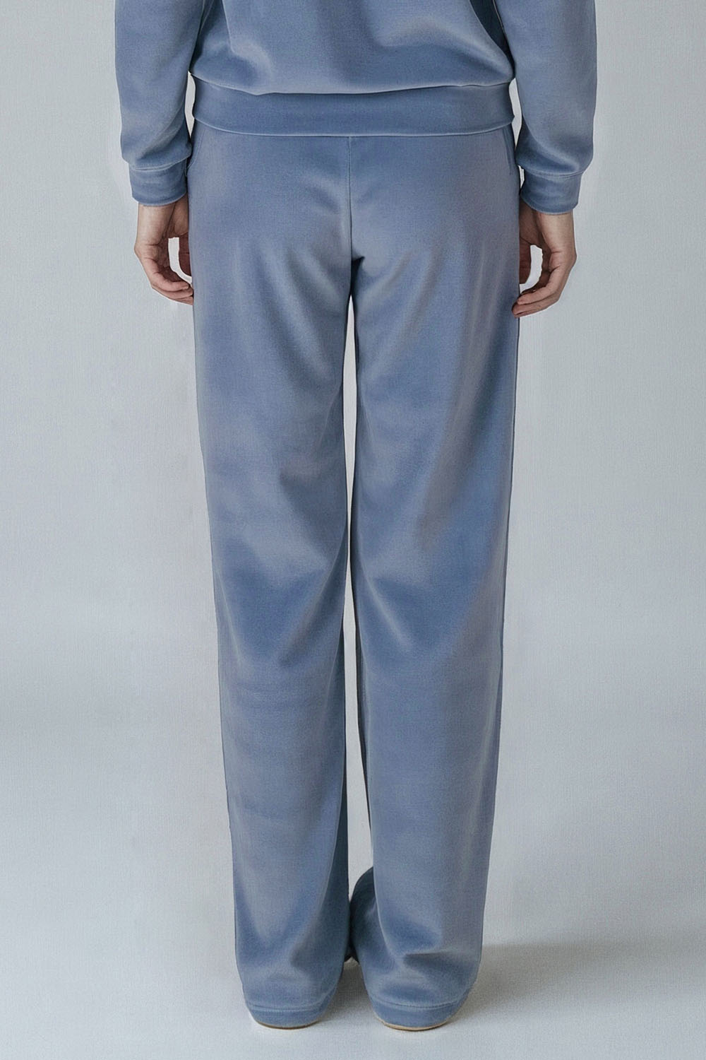 Vivisence Damen Velour Jogginghose Mit Geradem Bein Und Elastischem Bund Bequeme Freizeithose Für Zuhause Sport Und Alltag 9105,