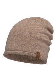 Vivisence Femme Bonnet Hiver Laine Merinos Doux Chaleur Et Confort Ajuste, beige