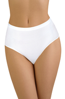 Vivisence Dame Slip 3-er Pack Unterhose Glatt Voll Nahtlos Hoher Bund 4013, weiß