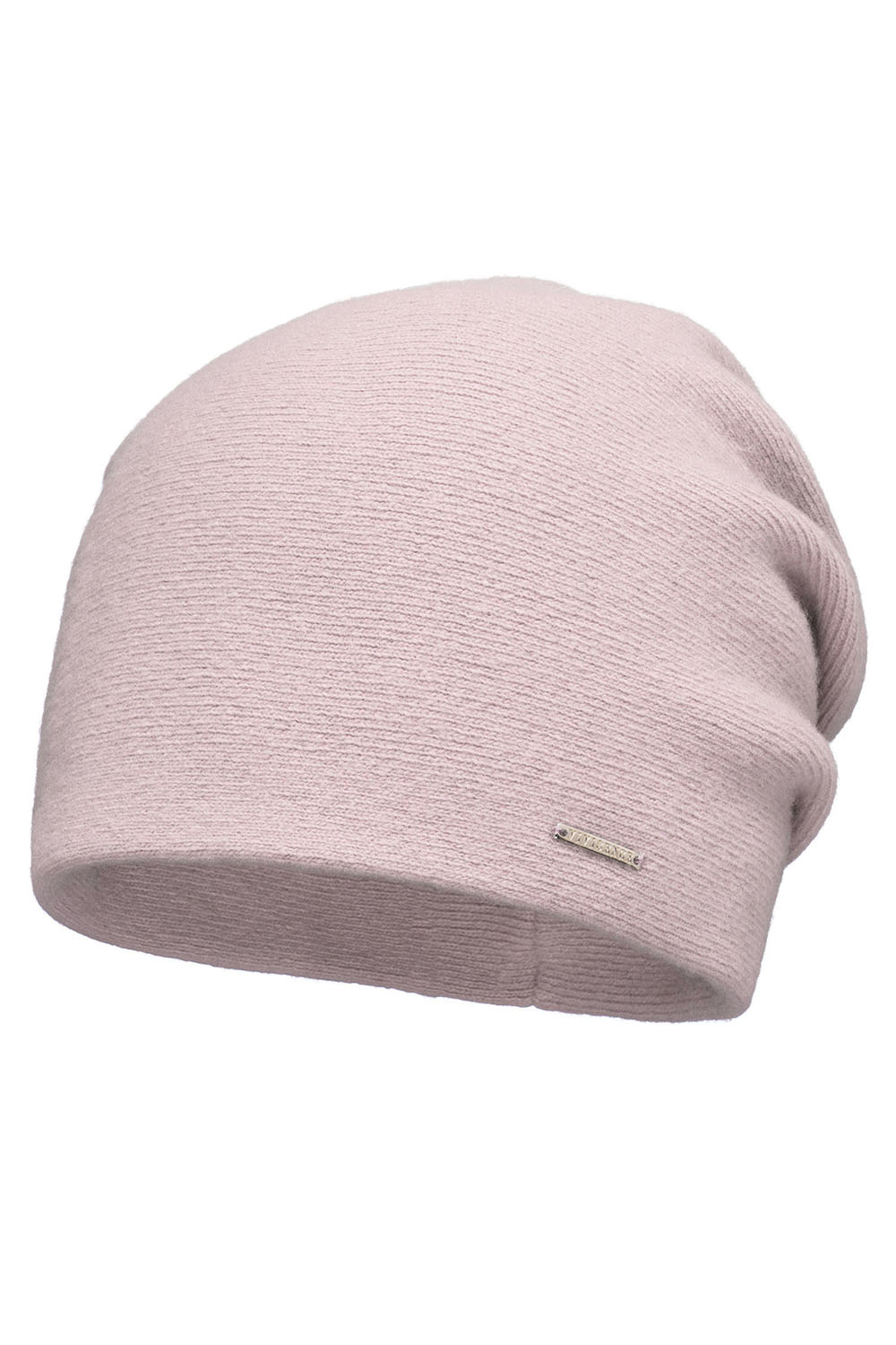 Vivisence Women's Hat Wool Pleated Fleece Lined Comfortable Everyday Winter 7085, powder pink