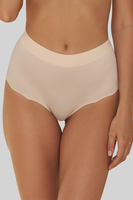 Vivisence Culotte Sans Couture Femme Taille Haute Confort au Quotidien 4104, beige
