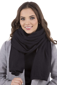 Vivisence Femme Ensemble Élégant Béret Et Écharpe Automne et Hiver En Laine Style Classique Ajustement Parfait Confort Thermique Accessoire Idéal Pour Les Froides Journées 7037Kmpl, noir