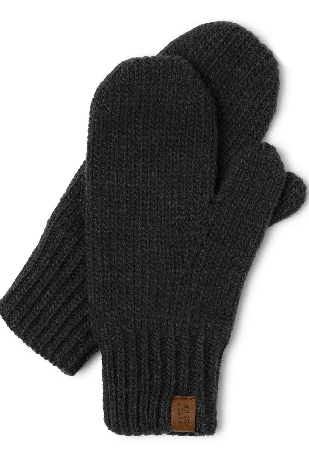 Vivisence Women's Winter Mittens Comfort On Cold Days 7015, black