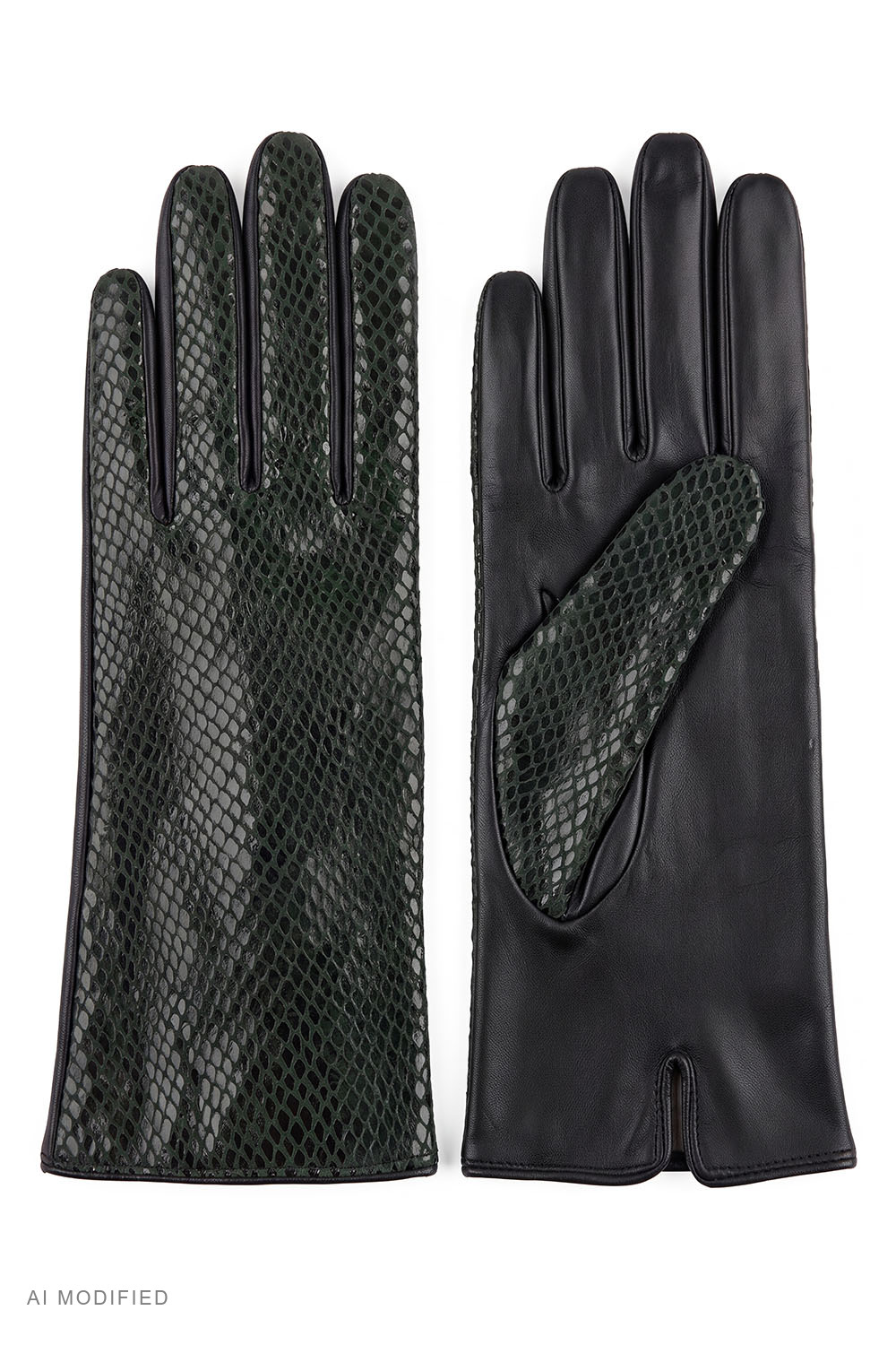 Vivisence Damen Lederhandschuhe Naturleder eleganter Stil Alltag, schwarz