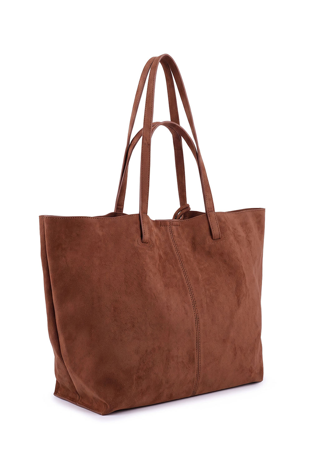 Vivisence Large Women's Shoulder Bag Polyester Shopper Tote Handbag, brown