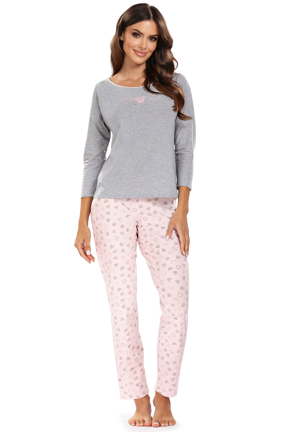 Vivisence pyjama deux pièces t-shirt et pantalon 2032,