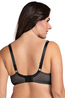 Vivisence underwired lace ladies padded bra 1063, Black