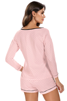 Vivisence pyjama deux pièces t-shirt à manches longues+short 2022, 