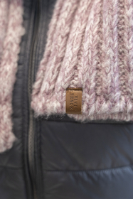 Vivisence Écharpe Femme Longue Moderne En Fil Chaud Et Douillet Polyvalente 7105, rose