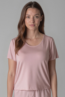 Vivisence Women's Pyjamas T-Shirt Viscose Relaxed Cut Comfort For Every Night 2200, 