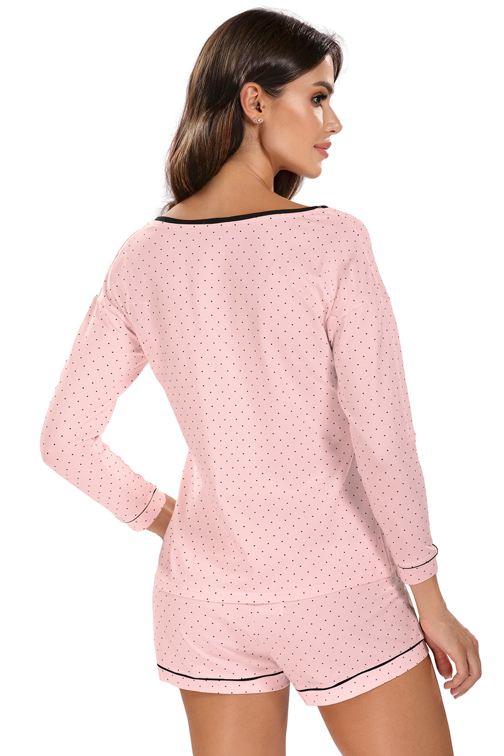 Vivisence pyjama deux pièces t-shirt à manches longues+short 2022,