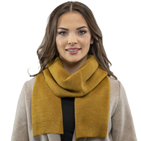 Vivisence Winter Scarf With Decorative Tie For Cold Days 7104, honey