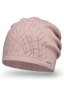 Vivisence Bonnet Femme Coupe Classique Douillet Et Chaud En Laine 7011, rose clair