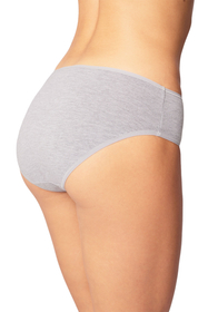 Vivisence smooth ladies briefs 4016, grey band: grey