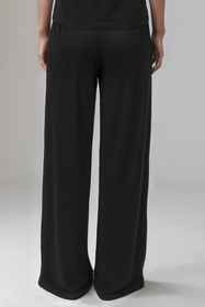 Vivisence Femme Pantalon de Pyjama Tricot Respirant Confort Pour la Nuit 2102, noir