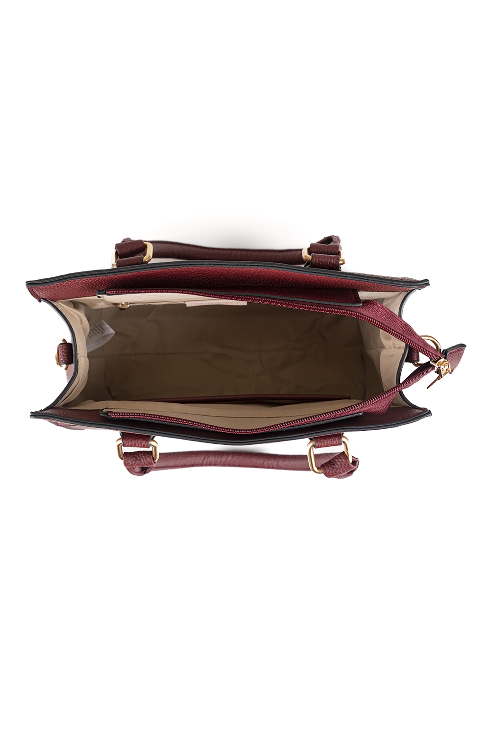 Vivisence Sac a Main Femme Bandoulière Parfait Style Et Confort, bordeaux