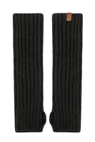 Vivisence Femme Gants Hiver Tricot Maille Extensible Douce Chaleur Confort, noir