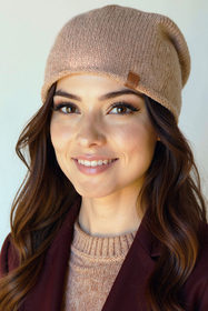 Vivisence Femme Bonnet Hiver Laine Merinos Doux Chaleur Et Confort Ajuste, beige