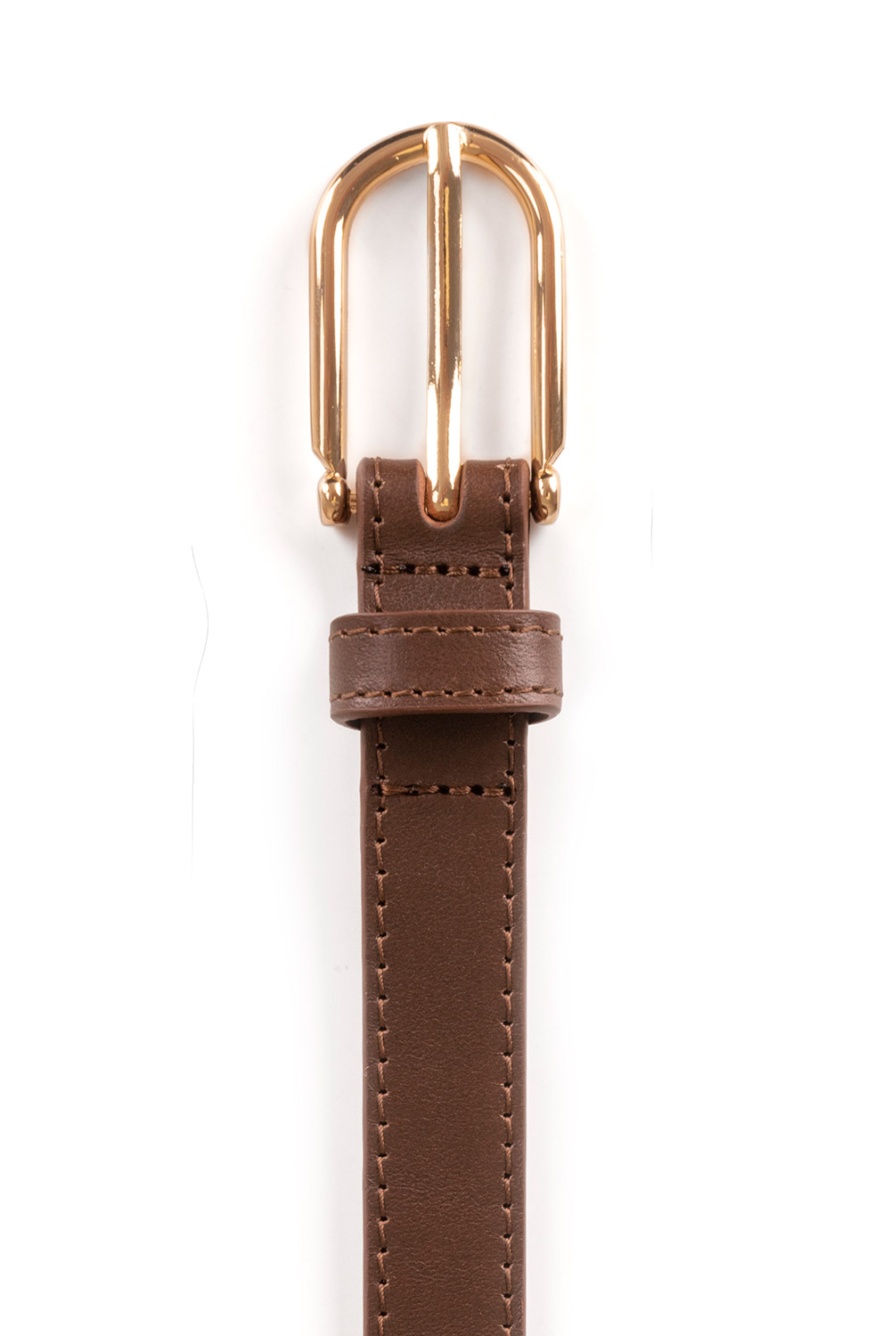 Vivisence Ceinture Femme Boucle Arrondie Ajustement Précis Confort P0007, marron