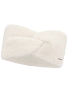 Vivisence Fluffy Lined Twisted Headband For Women Warm Autumn Winter 7093, ecru